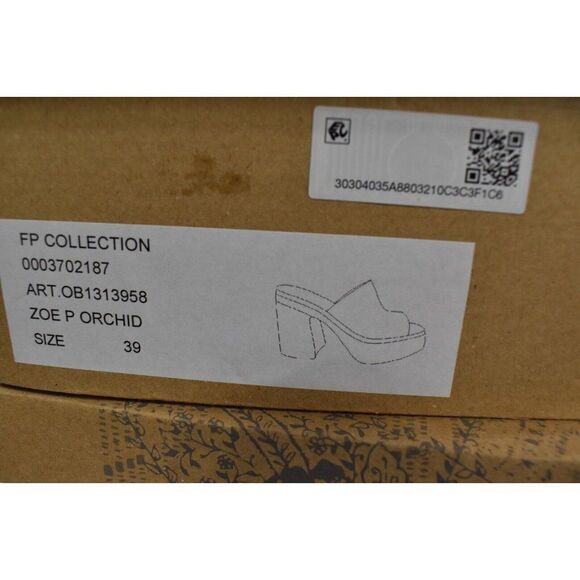 Free People Womens Size EU 39 US 9 Zoe Orchid Purple Platform Sandals Shoes - Picture 8 of 8